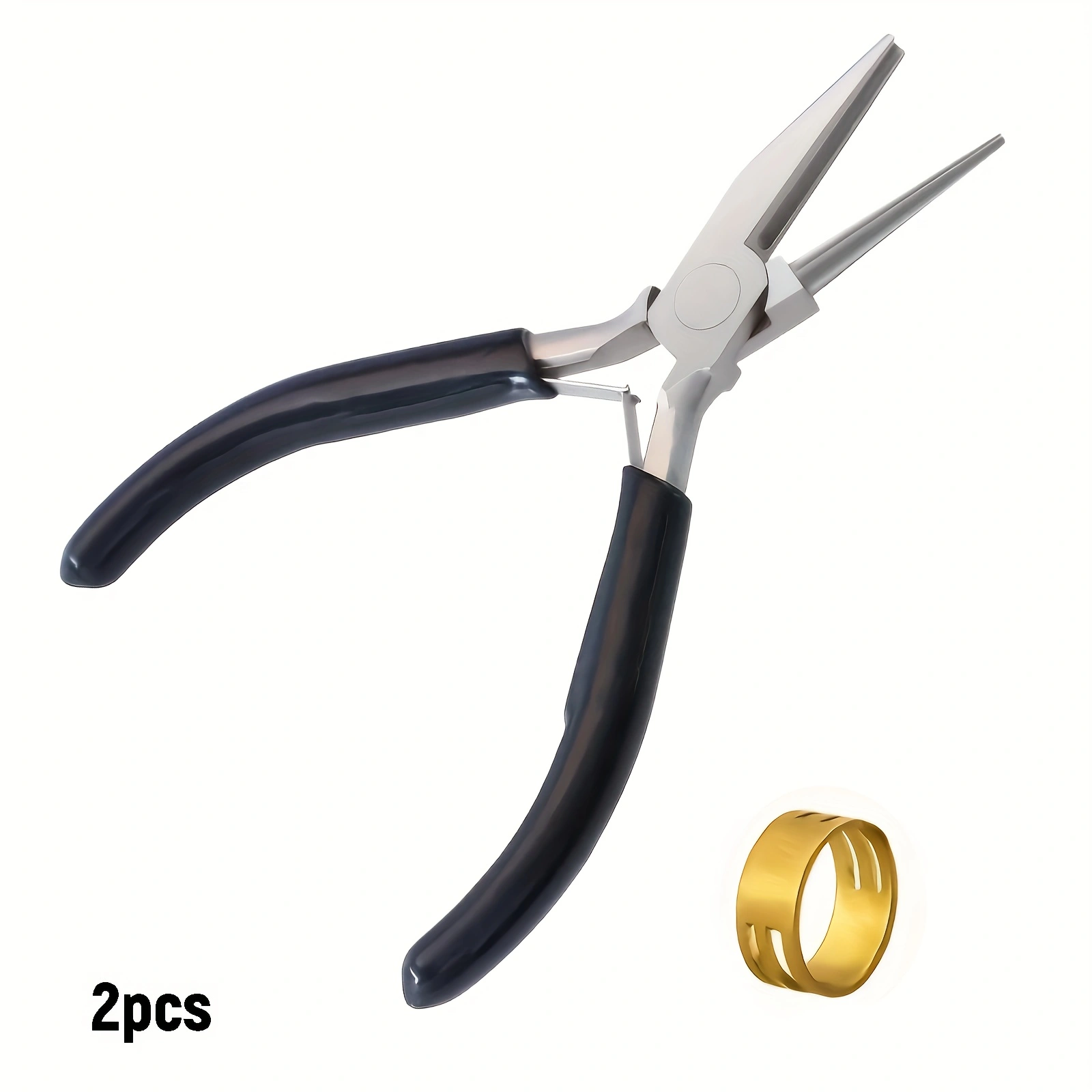 Jewelry Making Round Nose Pliers - 2/1 Stück schwarze Spitzzangen und 1