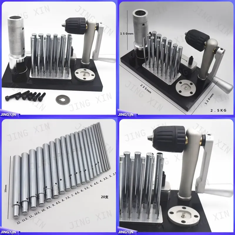 Wire Jewelry Making Jig - Maßgefertigter Handkurbelringbieger für Edelstahldraht-Formmaschinen, Wickelvorrichtung, Schmuckherstellungswerkzeug,