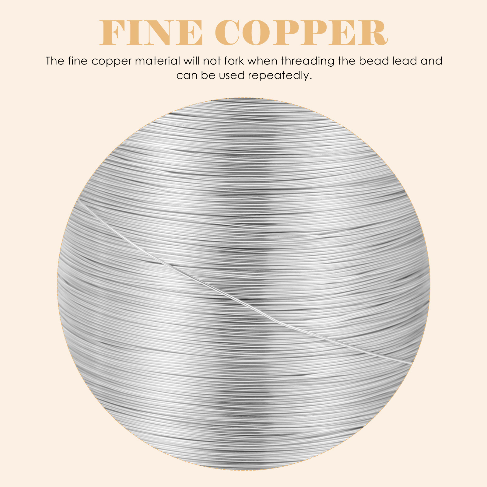 Jewelry Making With Copper Wire - 1 Rolle flexibler 20-Gauge-Kupferdraht für Schmuckherstellung,