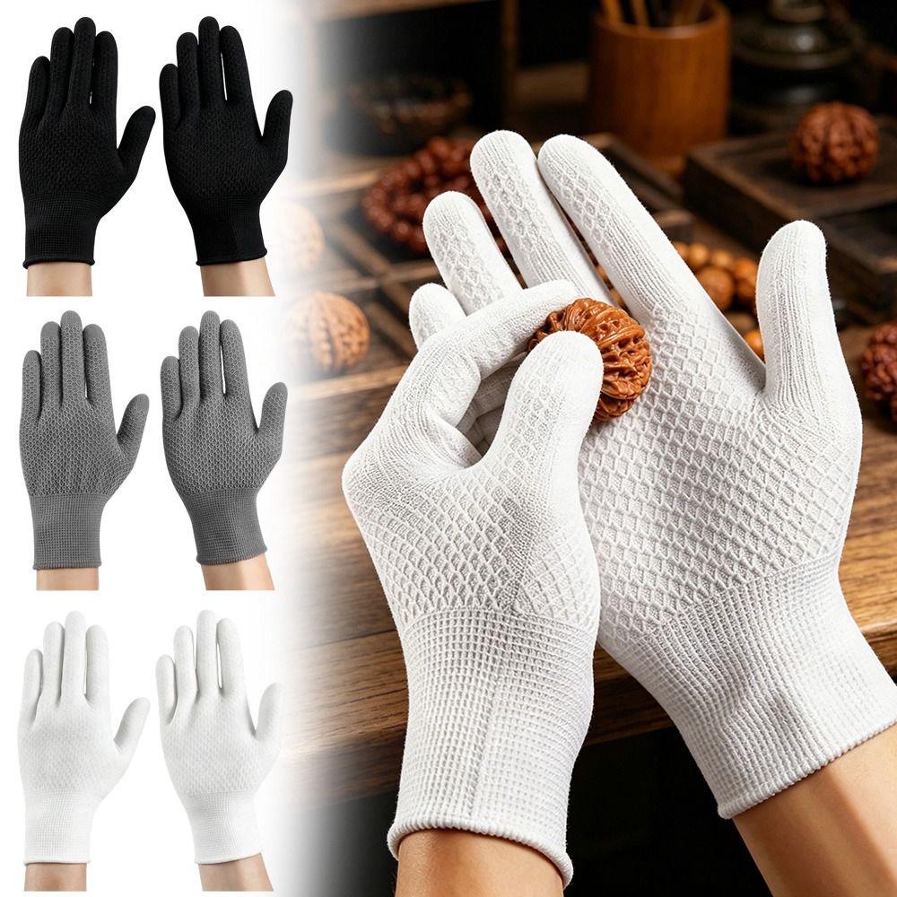Jewelry Making Gloves - 12 Paar Pineapple Antique Arbeitshandschuhe, atmungsaktiv,