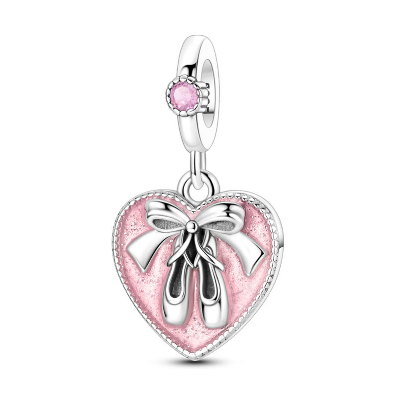 Jewelry Making Quotes - Ballerina-Charm aus 925 Sterling Silber, Original