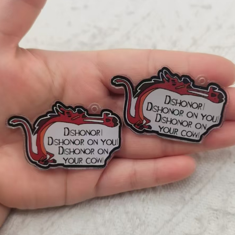 Jewelry Making Quotes - 10 Stück Acryl Cartoon Tier Zitat