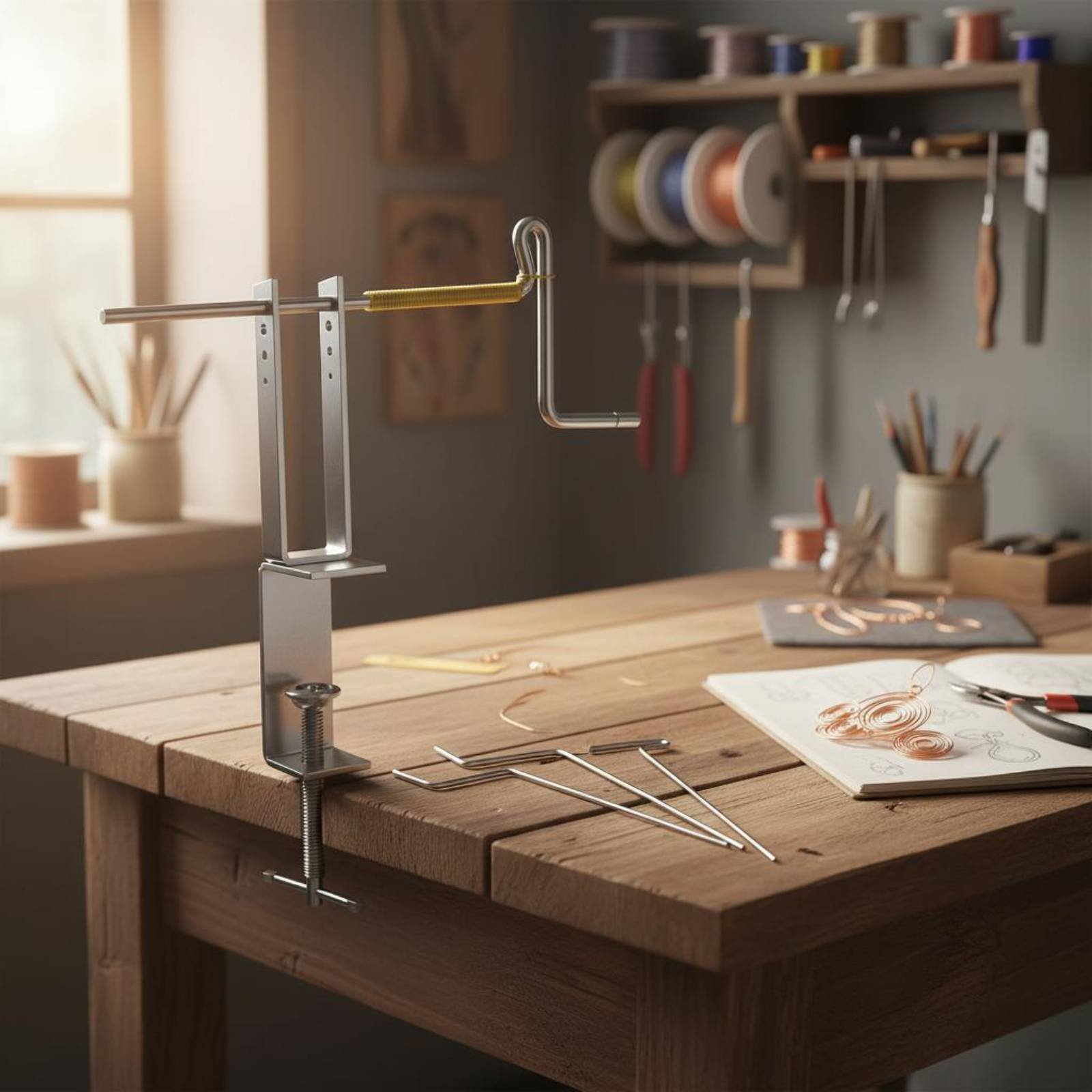 Jewelry Making Tools - Stufenförmige Drahtwickelstäbe Robuste Metallkonstruktion Schmuckdraht-Wickelstab-Set Werkzeug