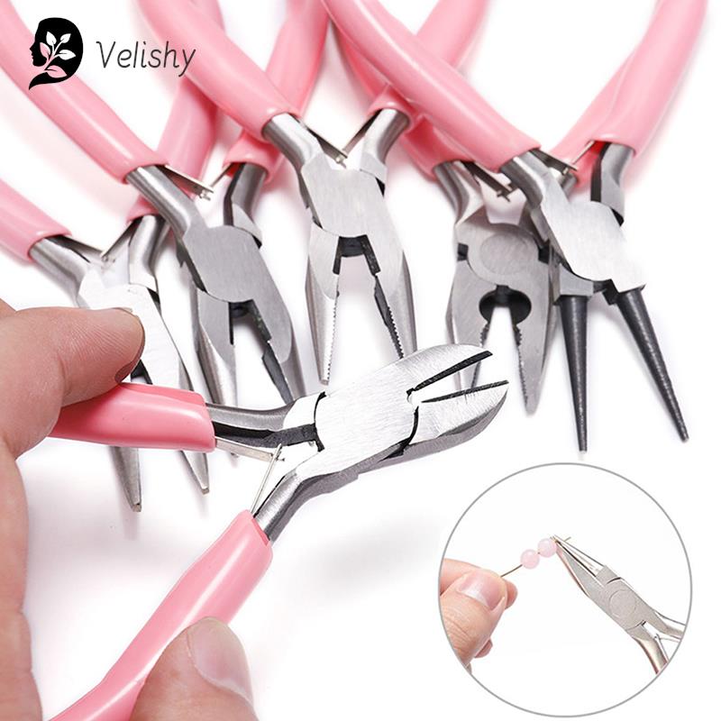 Jewelry Making Round Nose Pliers - 1PC Mini Zangen Diagonal Runde Gebogen