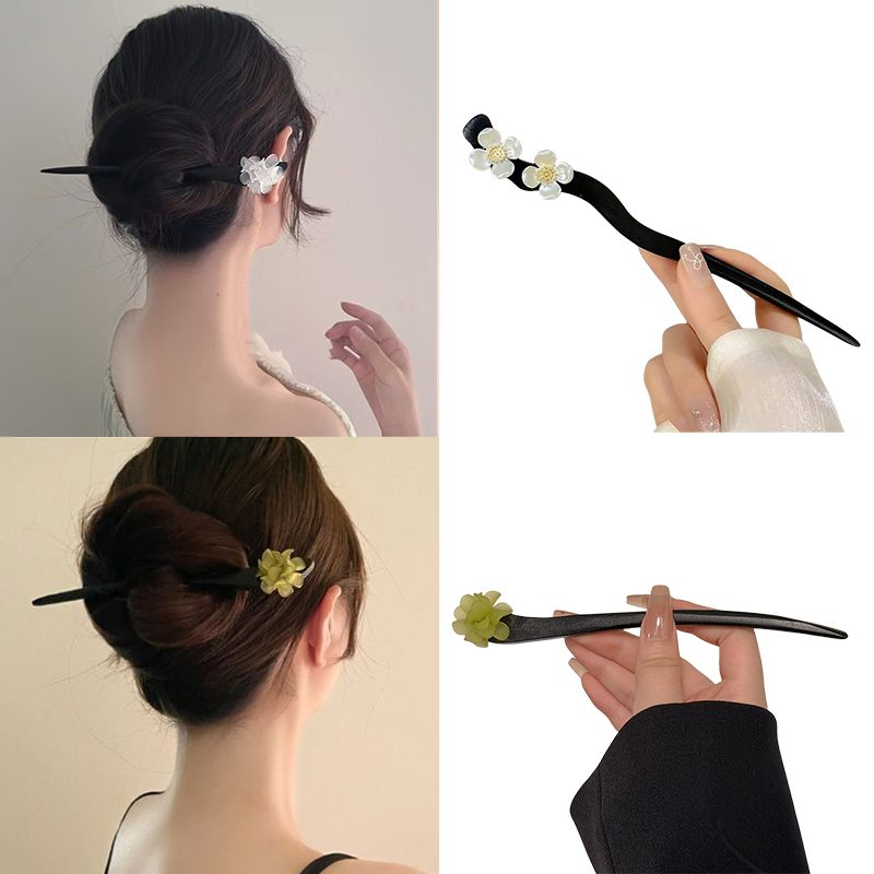 Jewelry Making With Beads - Vintage Chinesischen Stil Holz Blume Haar