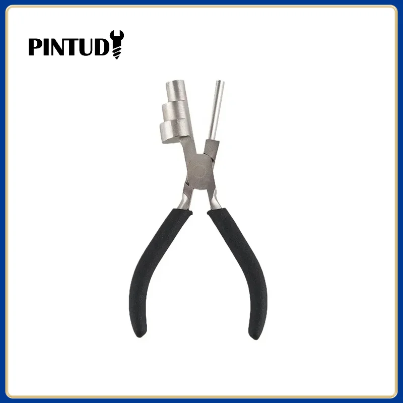 Jewelry Making Round Nose Pliers - Zange, großer Kopf, dreiteilig, flacher Mund,