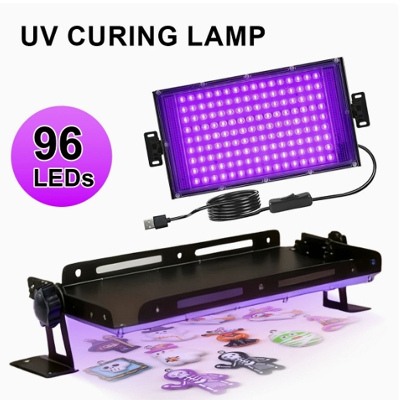Jewelry Making Dc - UV-Harz-Aushärtungslicht-Set mit 50/96/144 LEDs, Tragbare Box,