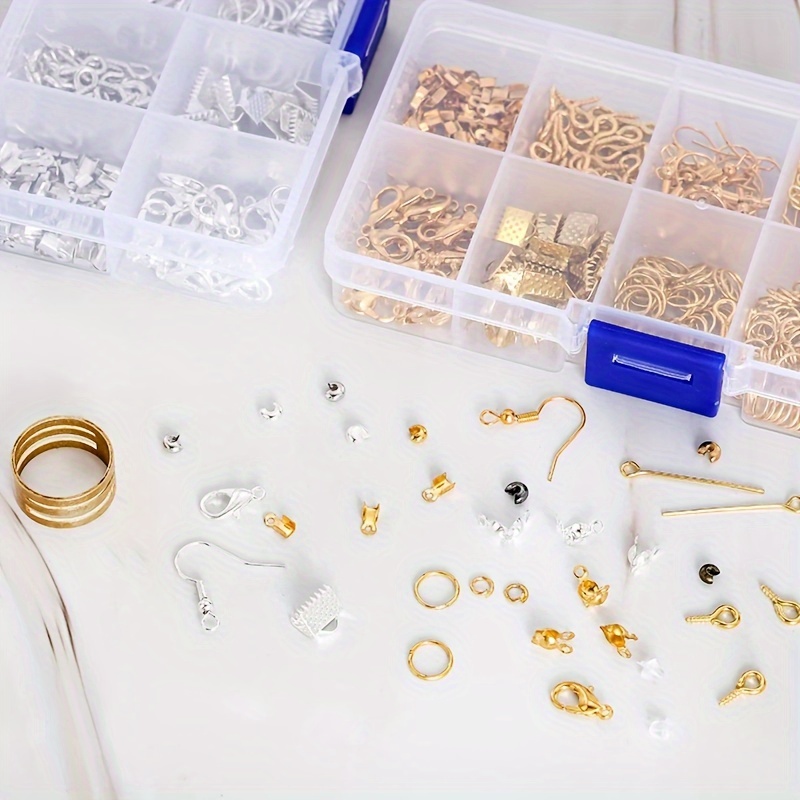 Jewelry Making Tools - 1420-teiliges Schmuckzubehör-Set in 1 Box, Ohrring-Bastelset