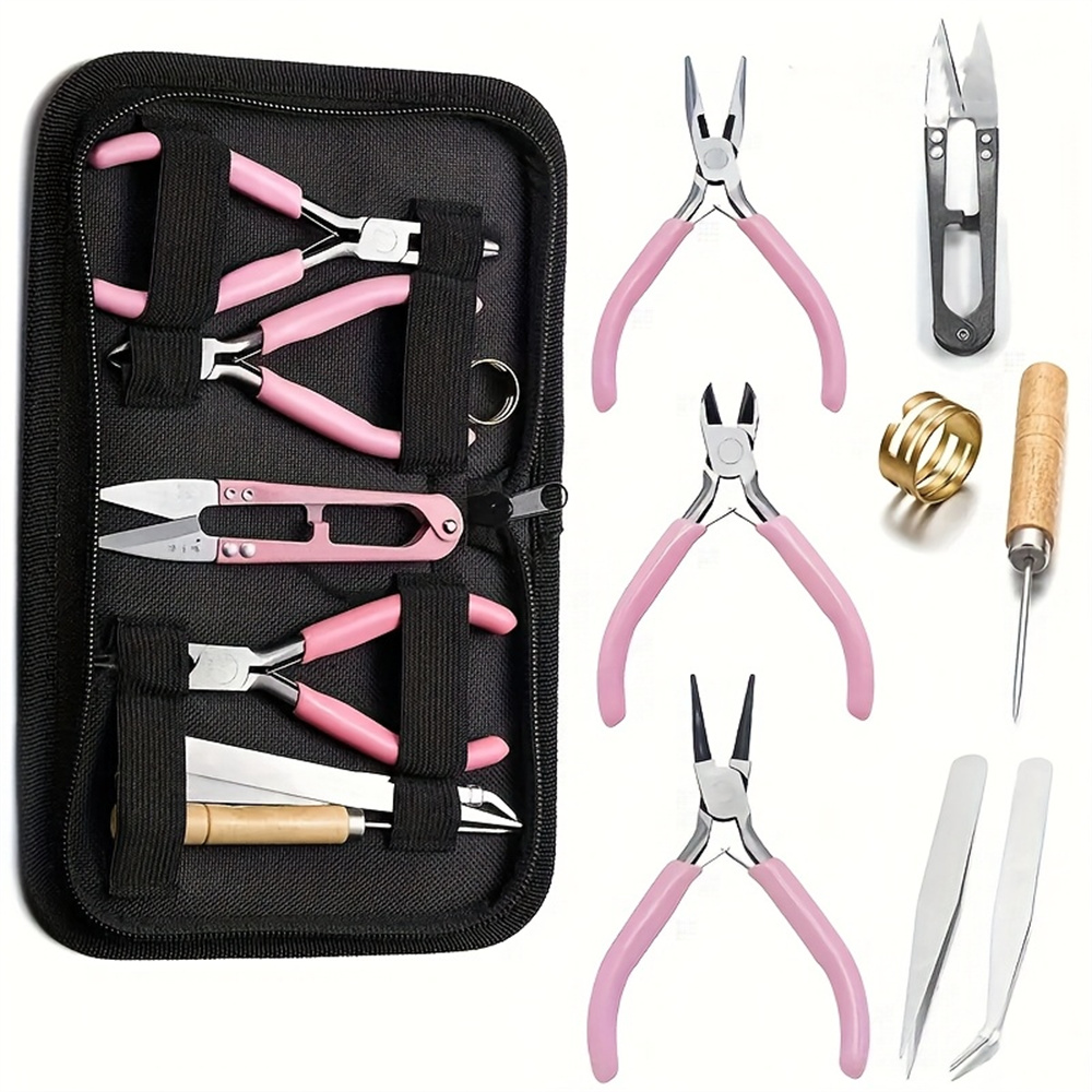1 Set Profi-Werkzeugset, enthä – Jewelry Making Round Nose Pliers Bewertung und Preis
