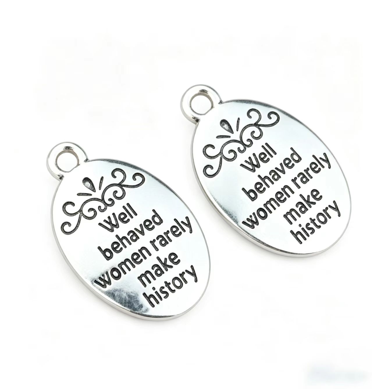 10 Teile/los Oval Antik Silber – Jewelry Making History Bewertung und Preis