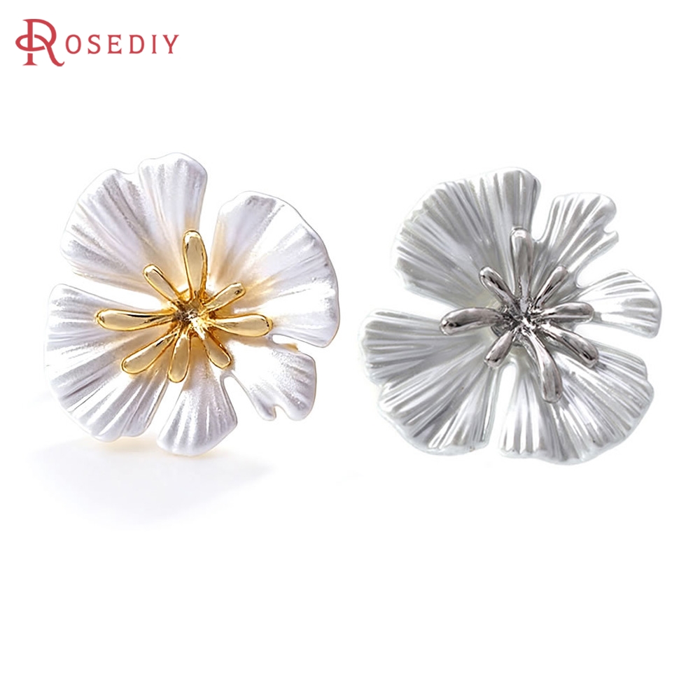 18K Goldfarbene Messing-Blumen – Jewelry Making Metals Bewertung und Preis