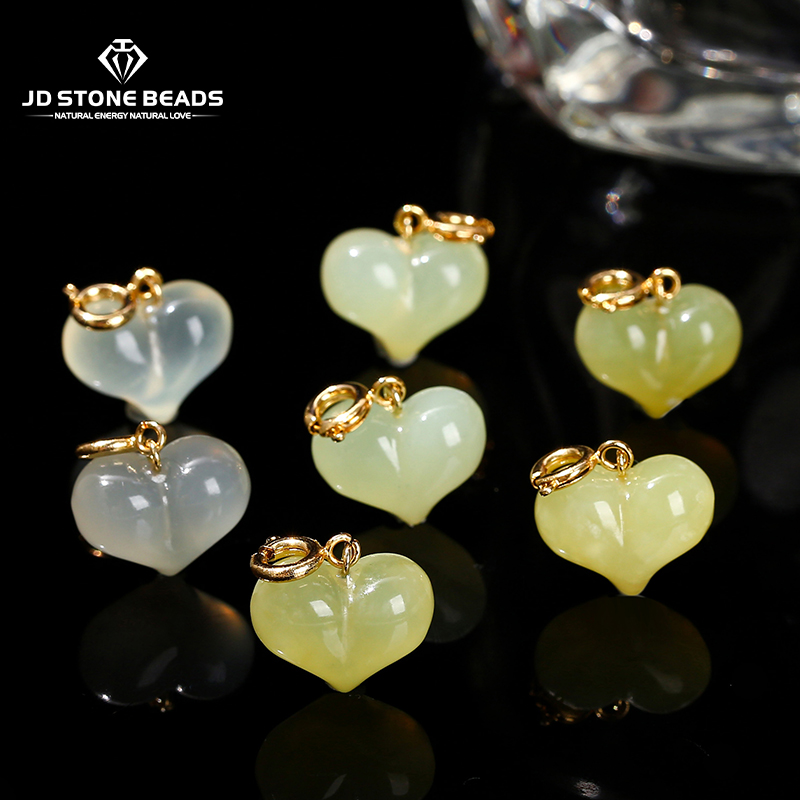 1 pc Naturstein hellgrün Jade  – Jewelry Making Light Bewertung und Preis