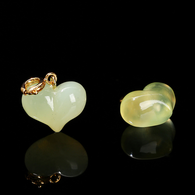 1 pc Naturstein hellgrün Jade  – Jewelry Making Light Bewertung und Preis