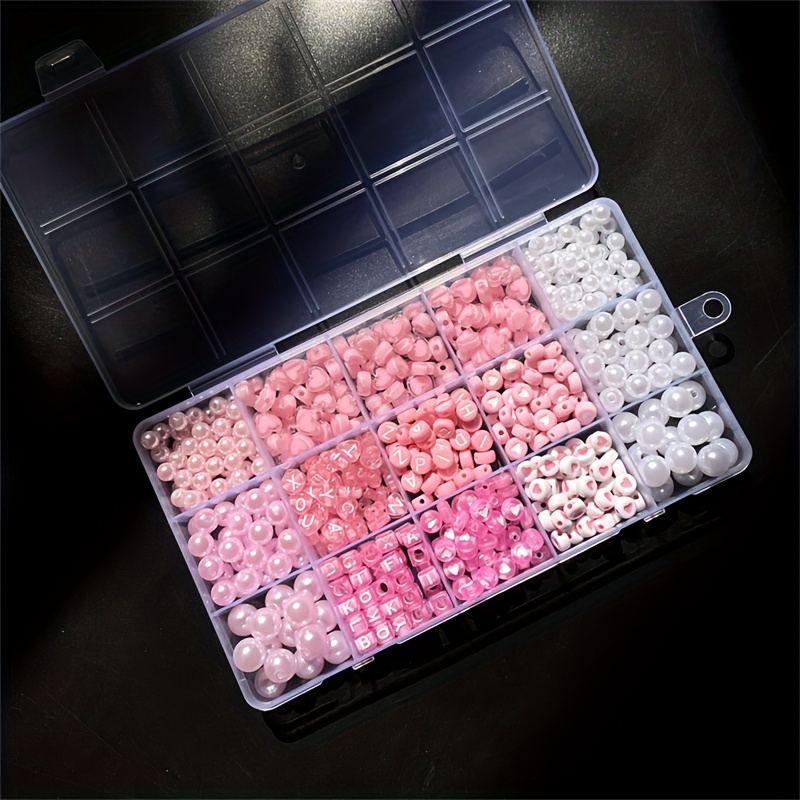 10-teiliges rosa Alphabet-Set, – Jewelry Making Pieces Bewertung und Preis