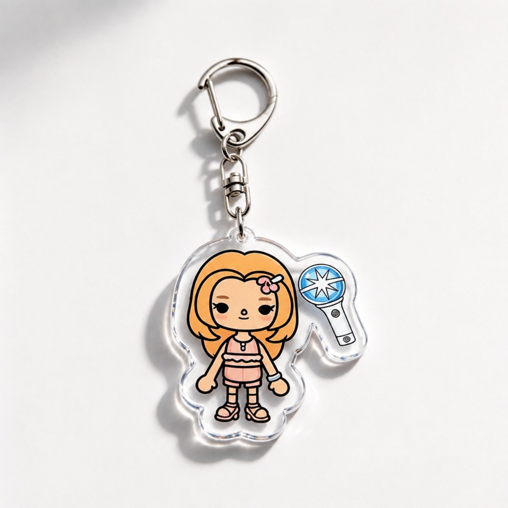 K-pop Katzenaugen-Schlüsselanh – Jewelry Making Findings Bewertung und Preis