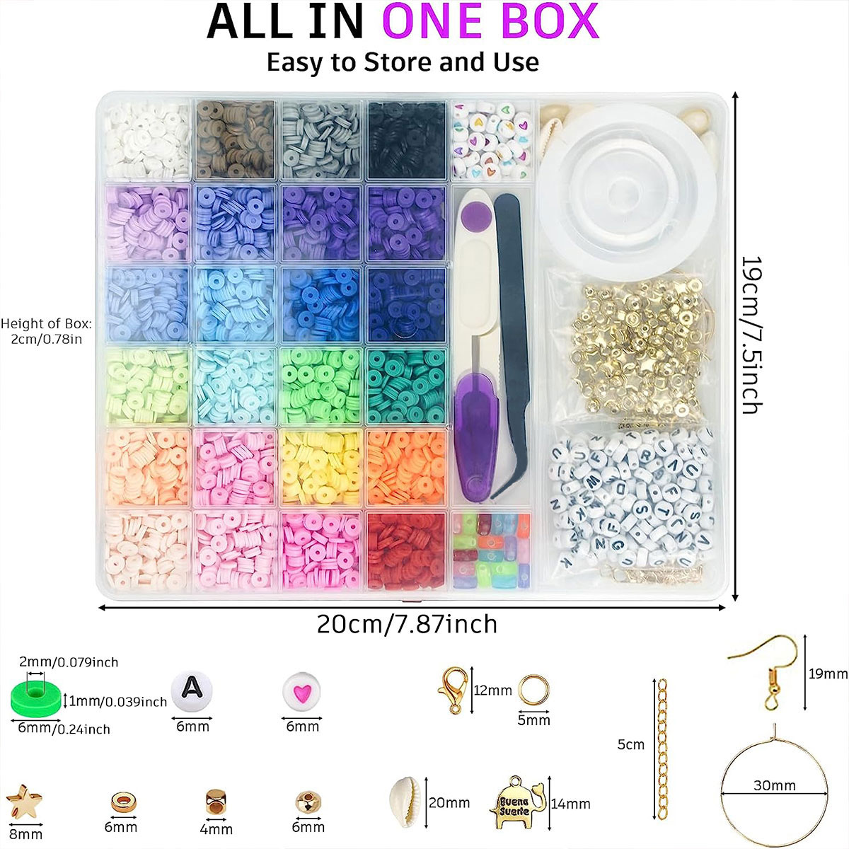 6000 Stück, 24 Farben, flache, – Jewelry Making Tutorials Bewertung und Preis
