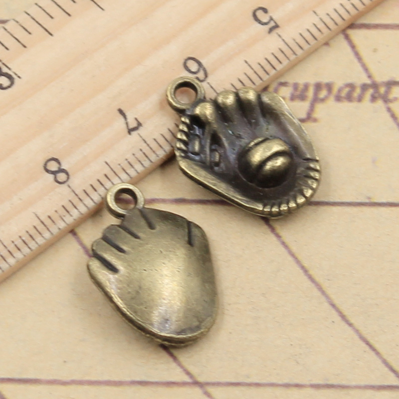10pcs 3 farben Charms Baseball – Jewelry Making Gloves Bewertung und Preis