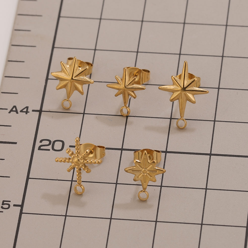6 Stück Edelstahl-Stern-Ohrste – Jewelry Making Tools Bewertung und Preis