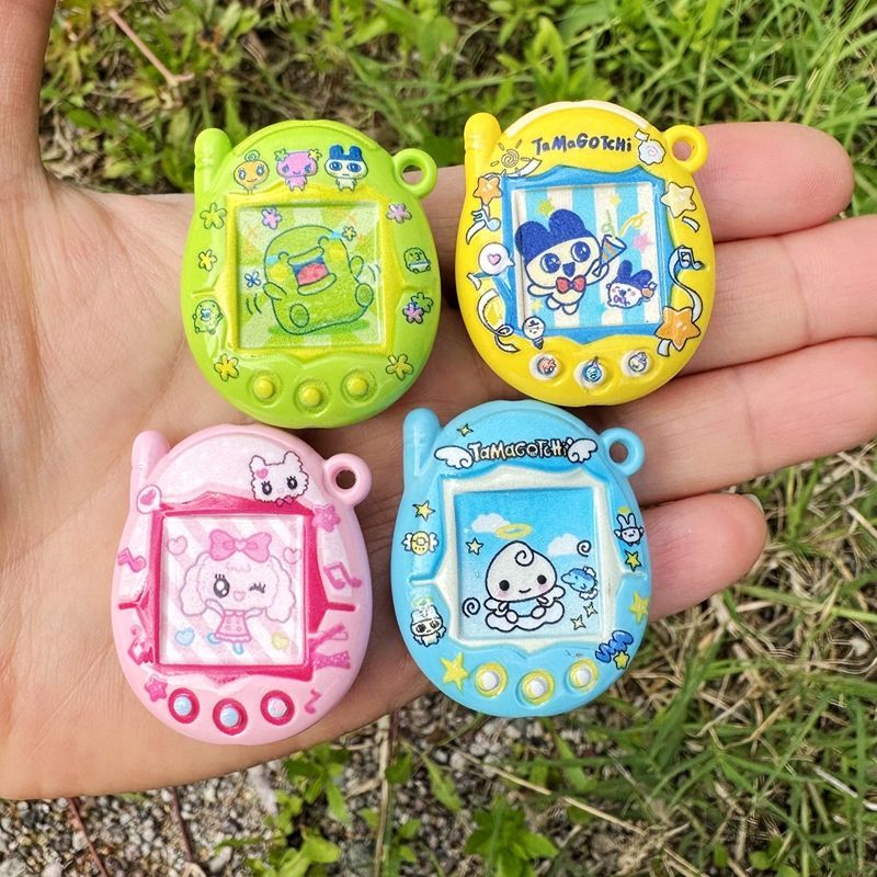 Tamagotchi doppelseitig bedruc – Jewelry Making With Beads Bewertung und Preis