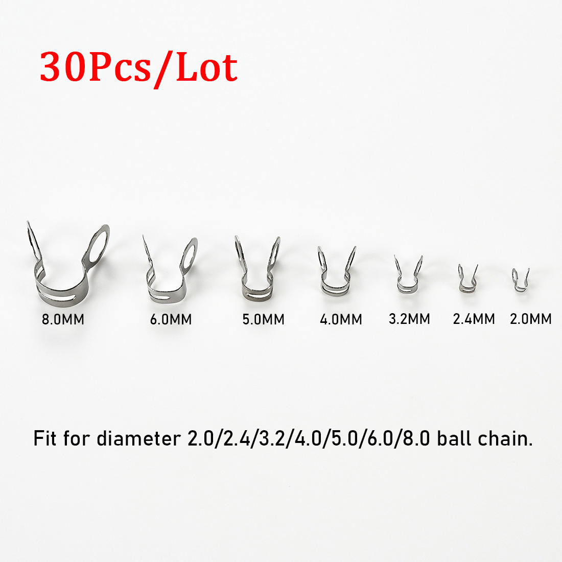 30 Stück Edelstahl-Kugelketten – Jewelry Making School Bewertung und Preis