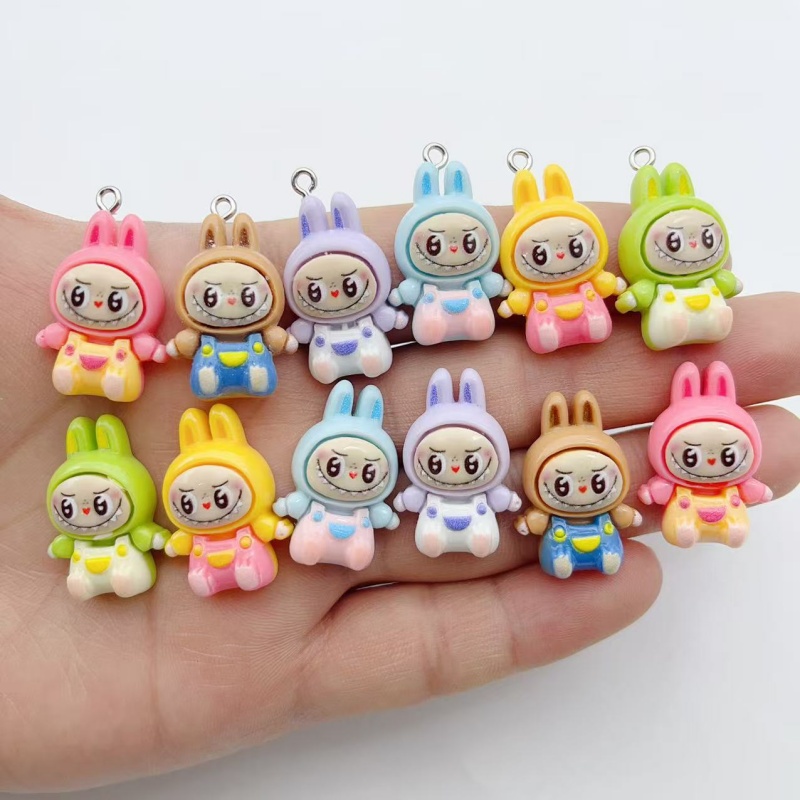 10 Stück Kawaii Hasen-Erdbeerh – Jewelry Making Factory Bewertung und Preis
