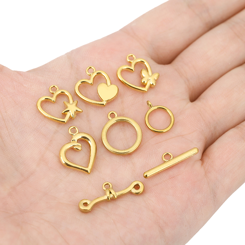 5 Sets PVD-beschichtete, langl – Jewelry Making Metals Bewertung und Preis