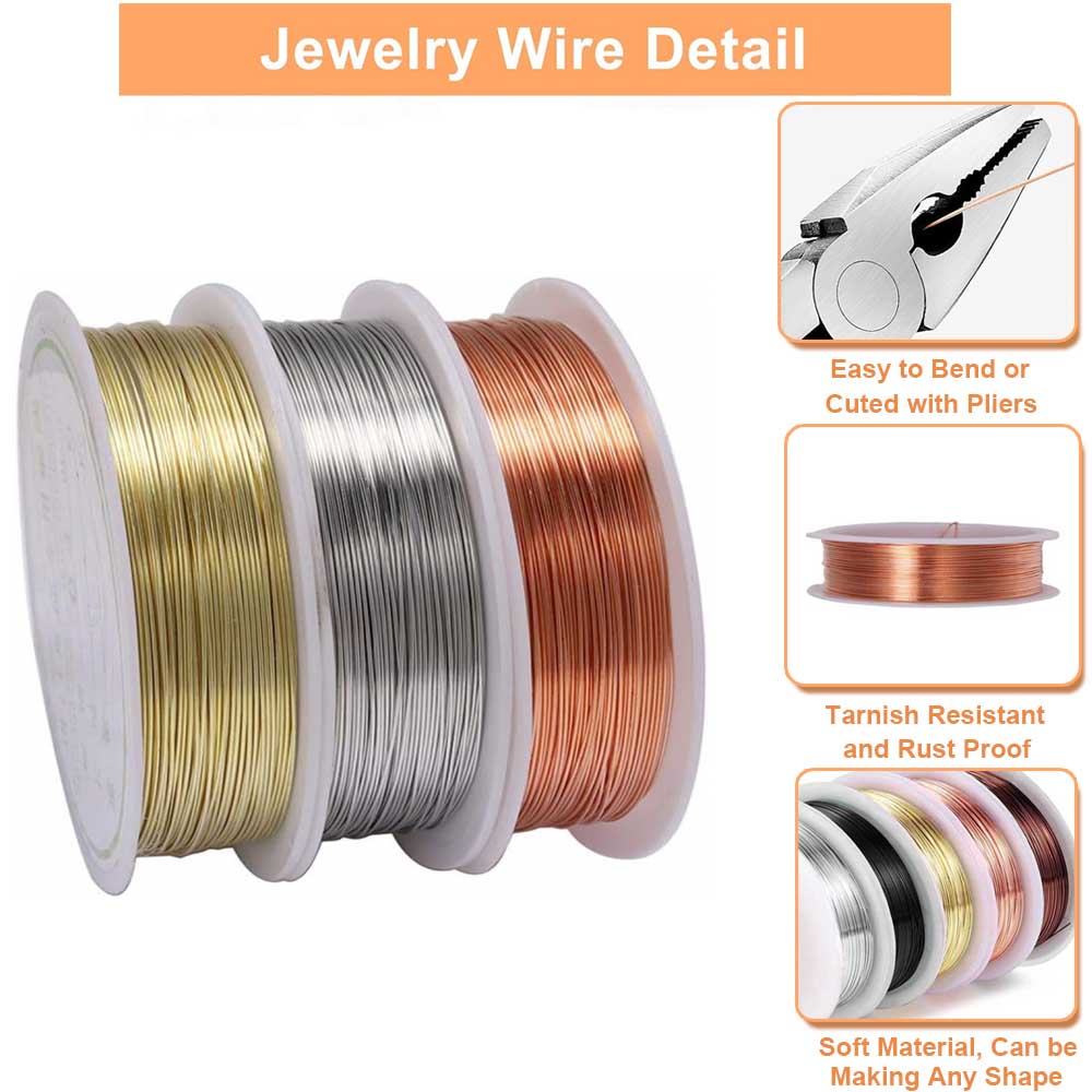 1 Stück 0,2-1mm Kupferdraht fü – Jewelry Making With Copper Wire Bewertung und Preis