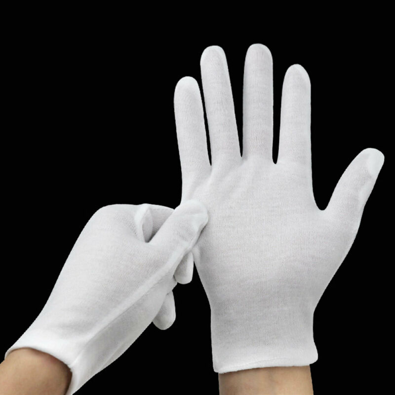 24 Stück weiße Handschuhe, 12  – Jewelry Making Gloves Bewertung und Preis