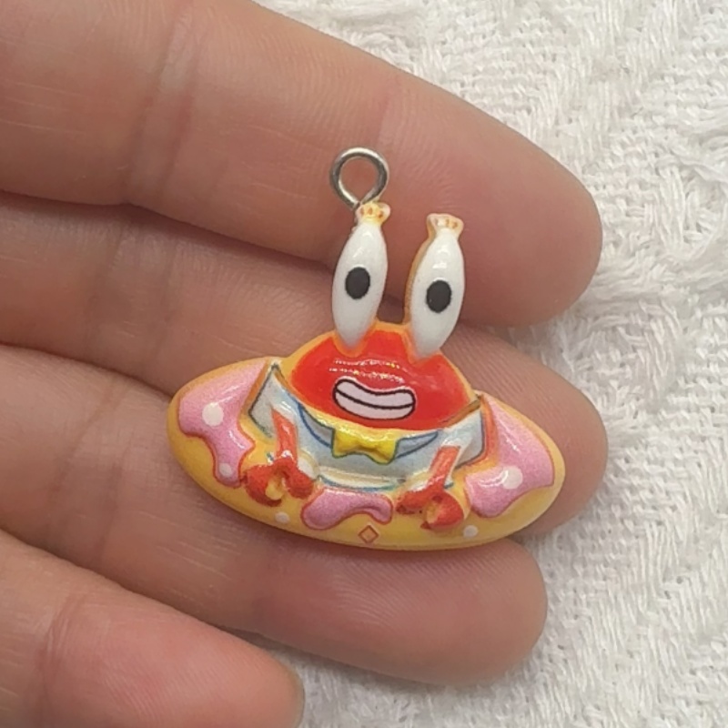 10 Stück Cartoon-Harzanhänger, – Jewelry Making Factory Bewertung und Preis