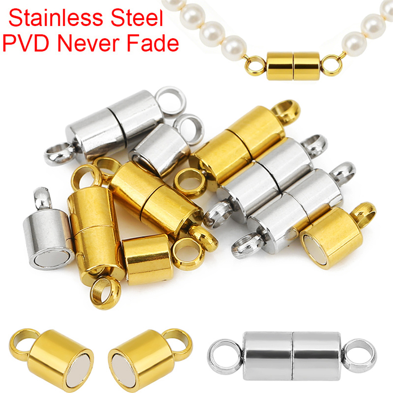 2 Stück 14 mm Edelstahl-Halske – Jewelry Making Findings Bewertung und Preis