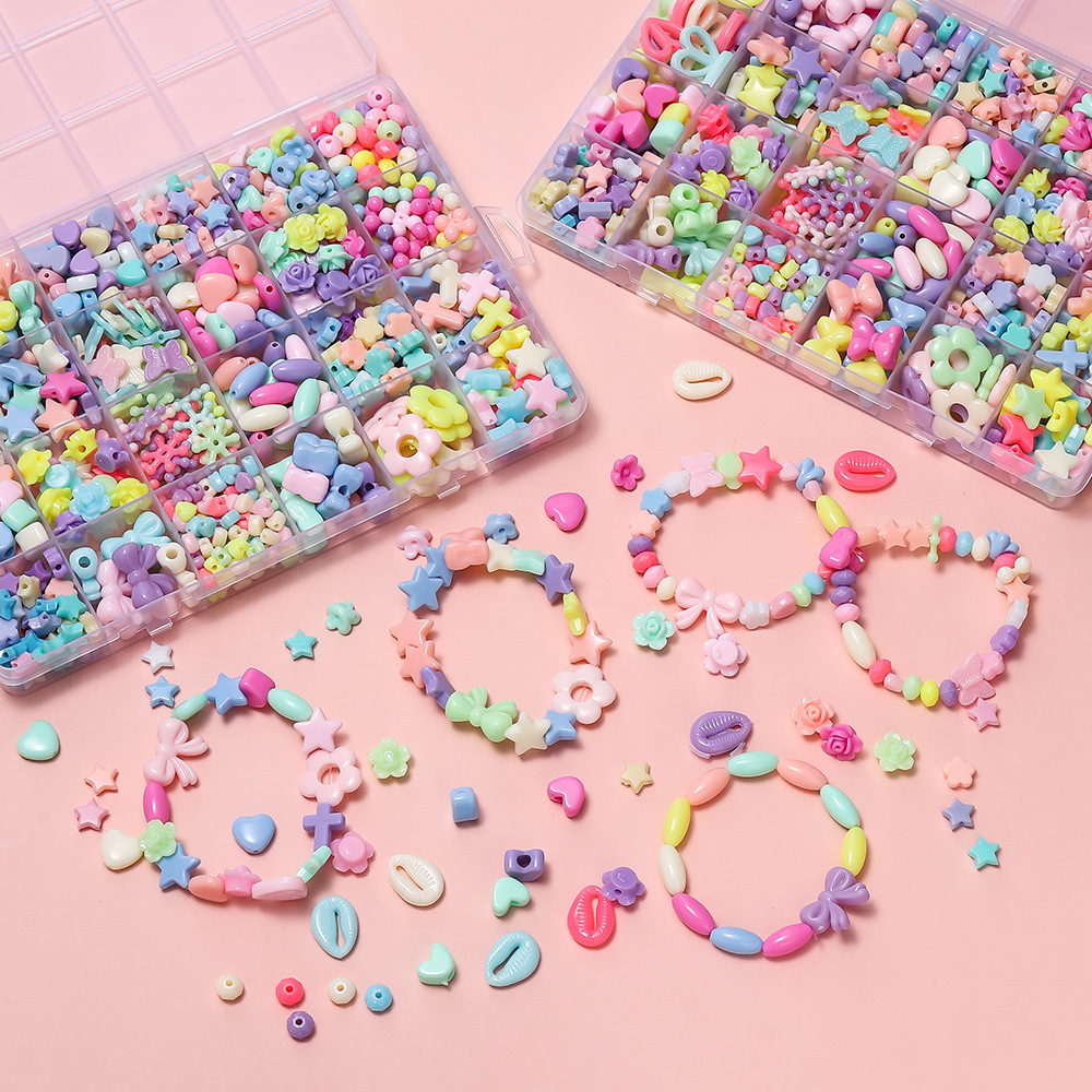 1 Box Bunte Acryl-Pony-Perlen, – Jewelry Making Tutorials Bewertung und Preis